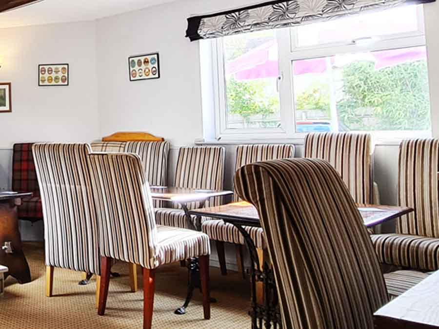 The dining area at the Old Ox Inn Shillingstone Blandford Forum Dorset