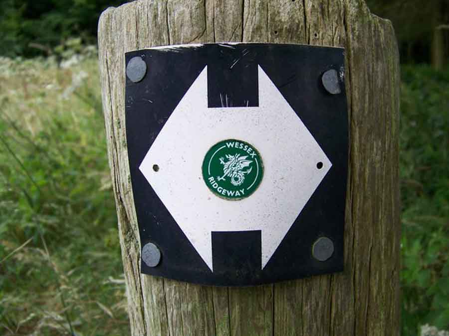 The Wessex Ridgeway Trail is one of the many attractions near the Old Ox Inn Shillingstone Blandford Forum Dorset