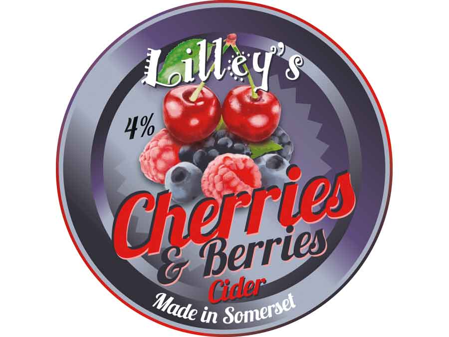 Lilley's Cider Cherries and Berries back by popular demand at the Old Ox Shillingstone Dorset
